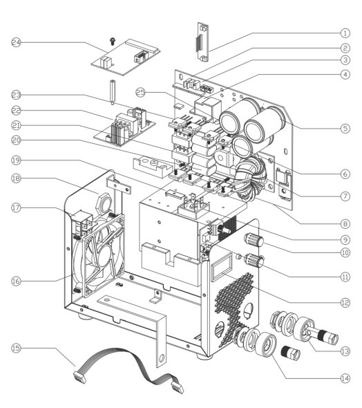 Плата в комплекте PMI255-C-08