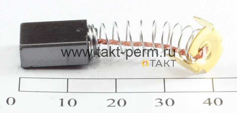 Щетки Макита-103 (пара) 6х10,5х14 (Отстрел 1,пружина, пятак-уши) №606, 615