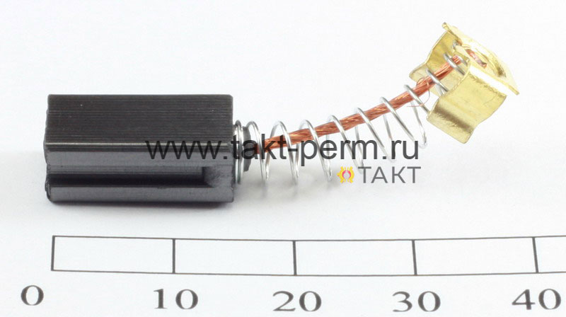 Щетки 6х9х12 Отстрел1, Пружина, пятак-зацеп Макита-419 (пара) №602