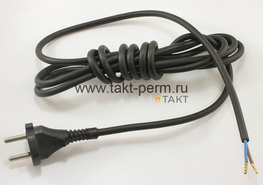 Шнур армированный ИДФР685613.004 ПВС 2,3м 2х0,75