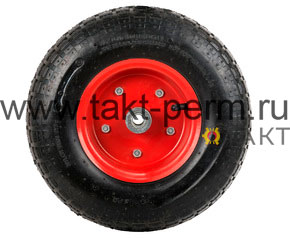 Колесо для тачки садовой W13-400/6(20) симметричная ось